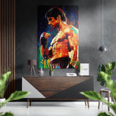 Boxer Brushed Aluminum Dibond Wall Art.